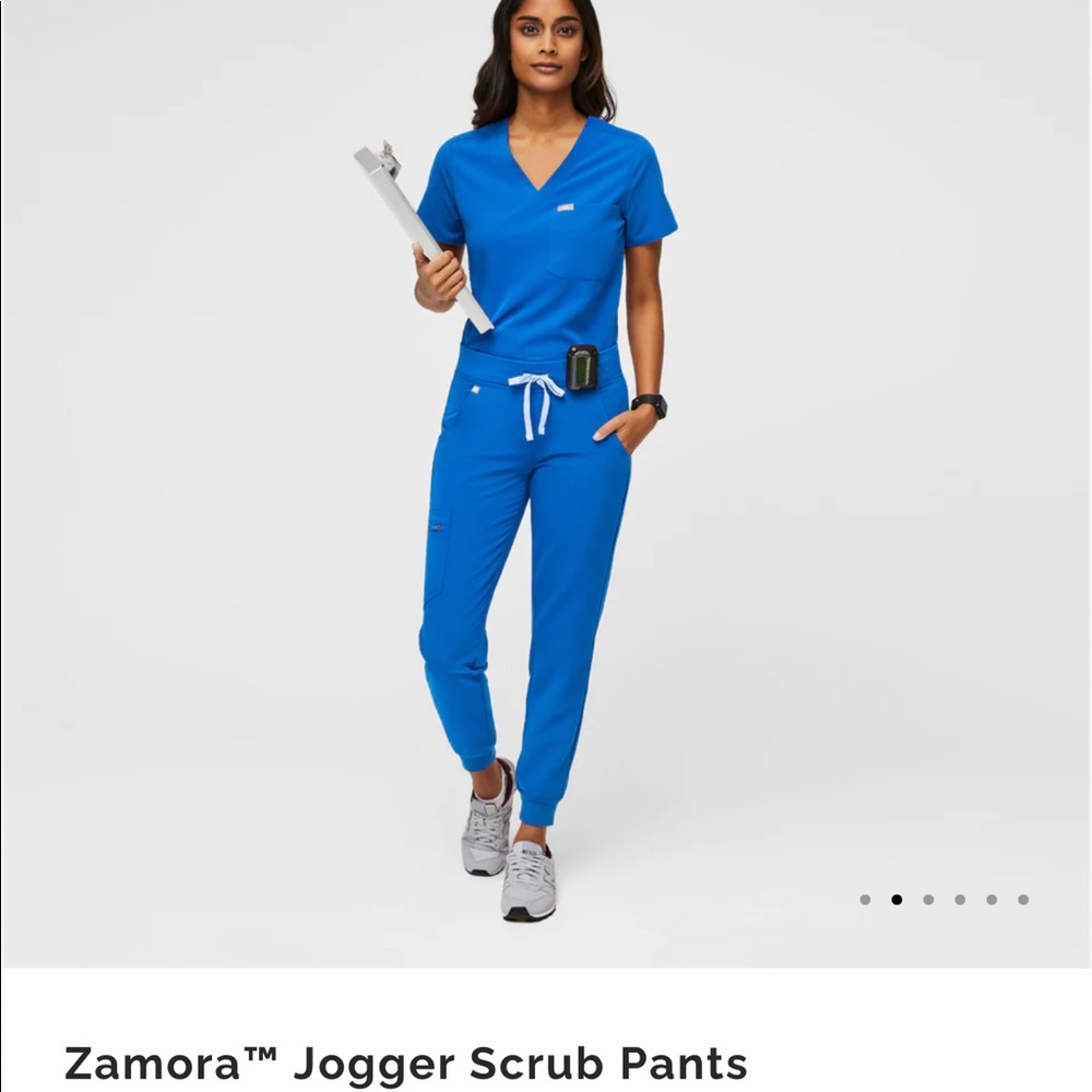 Figs Zamora Jogger Royal Blue Small